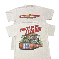 Vintage Budweiser T Shirt Lizard Chameleon Frogs Cowboy 1990s Bullfrogs - Jessica Robertss