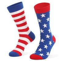 American Flag Socks For Men Or Women 4th July Middle Socks Star And Stripe Patriotic Freedom Day Gifts Cotton Menswear Casual...