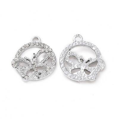 Alloy Crystal Rhinestone Pendants