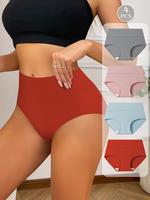 HOTCOM Womens Underwear High Waist Cotton Underwear Soft Underwear Super Stretchy Briefs Full Coverage Panties Women Plus Siz...
