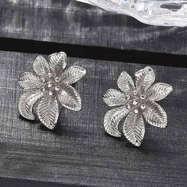 Brass Stud Earrings