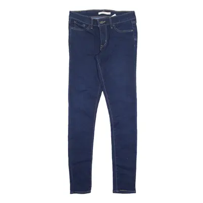 LEVI'S 711 Jeans Blue Denim Slim Skinny Womens W26 L30