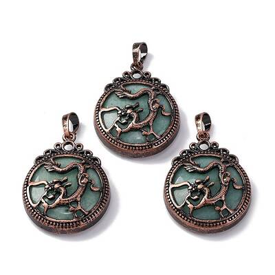 Natural Green Aventurine Pendants