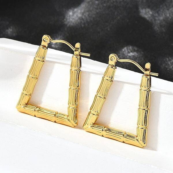 304 Stainless Steel Hoop Earrings for Women