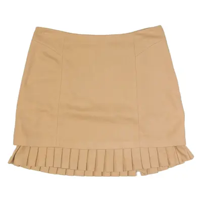 JIGSAW Womens Straight Skirt Beige Short Wool UK 10