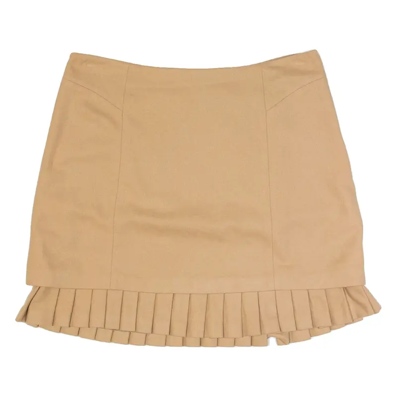 JIGSAW Womens Straight Skirt Beige Short Wool UK 10