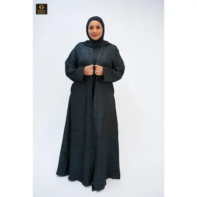 Textured Open Abaya(COAT ONLY)
