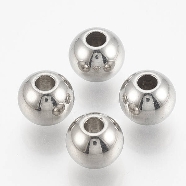 Tarnish Resistant 201 Stainless Steel Beads
