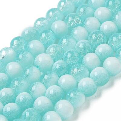 Crackle Glass Beads Strands