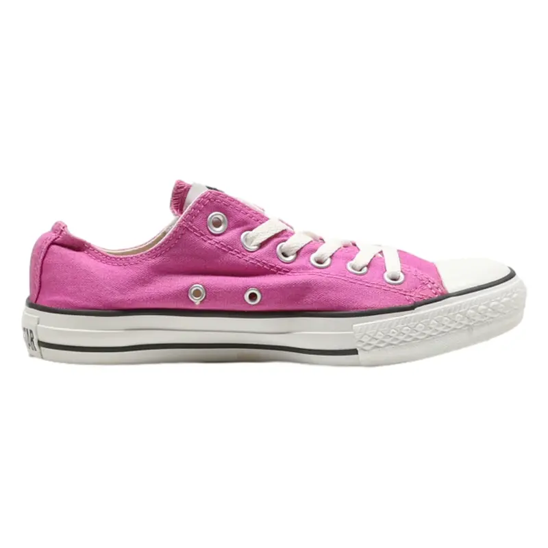 CONVERSE Chuck Taylor All Star Low Top Trainers Pink Canvas Womens UK 6