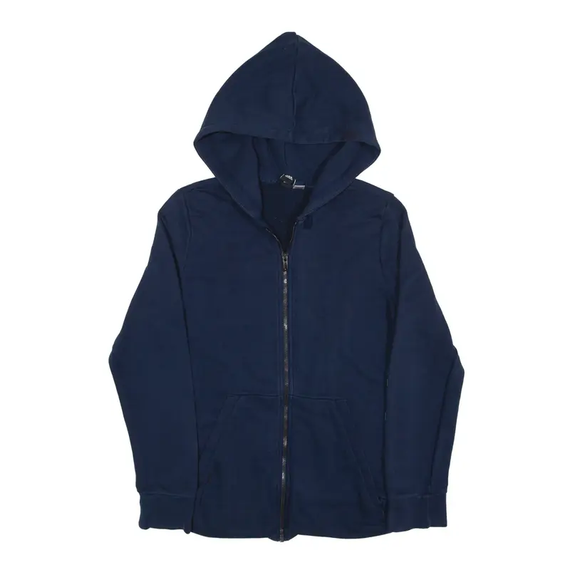 ADIDAS Hoodie Blue Full Zip Womens S
