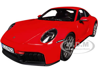 2024 Porsche 911 Carrera 4 GTS Guards Red 1/18 Diecast Model Car by Norev