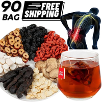90Bag Kidney Tea Formula Ginseng Five Treasure Tea Organic Kidney Cleanse Detox Tea Ginseng Red Date Mulberry Herbal Formula ...