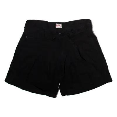 LEE COOPER Womens Casual Shorts Black Relaxed S W28