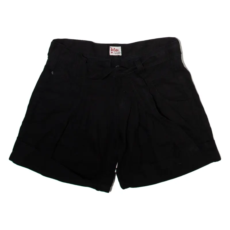 LEE COOPER Womens Casual Shorts Black Relaxed S W28