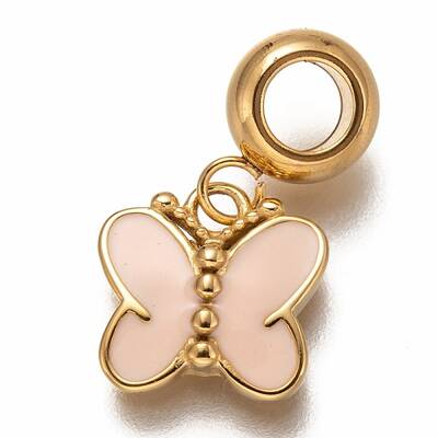 304 Stainless Steel European Dangle Charms
