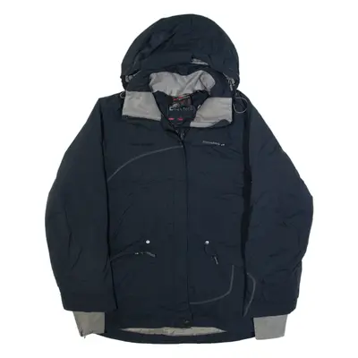 MAMMUT Womens Ski Jacket Black Hooded XS