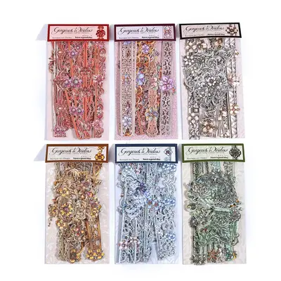 Baroque Style Sticker, 20pcs/pack Vintage Scrapbooking & Stamping Sticker, DIY Decorative Sticker for Scrapbooking & Journal ...