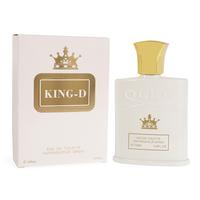 King-D White Spray Cologne Eau de Toilette for Men - 100ml/3.4fl.oz. - Men's Fragrance