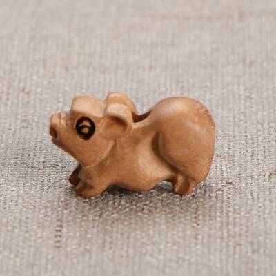 Wood Chinese Zodiac Figurines
