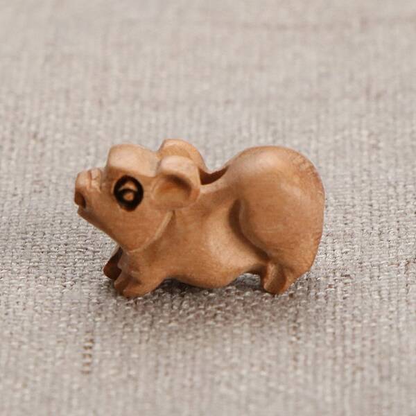 Wood Chinese Zodiac Figurines