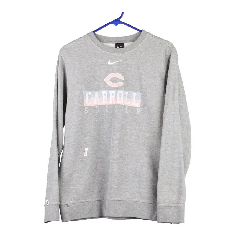 Carroll Soccer Nike College Sweatshirt - Small Grey Cotton