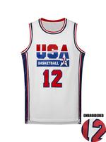 Men's Basketball Jersey, Breathable Round Neck Sportswear, Sleeveless Boys Training Uniform, Team T-shirt, Fashion Top for Ou...