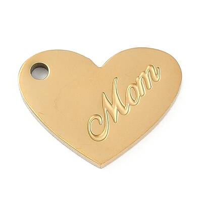 Mother's Day 304 Stainless Steel Charms