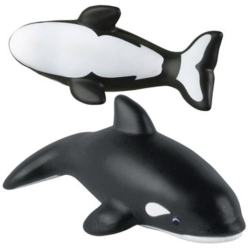 100 Promotional Killer Whale - Stress Reliever - Polyurethane