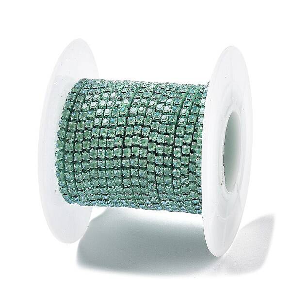 Iron Rhinestone Glass Cup Chain