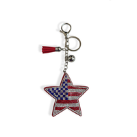 Decorative Iris Keychain Charm  - Elegant Design for Decor and Personalization (#C09) By Iris & Rainbow