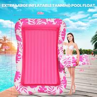 Pool Lounger Float - Sun Tan Tub Sunbathing Pool Lounge Raft Floatie Toys Water Filled Bed Mat For Blow Up