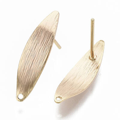 Brass Stud Earring Findings