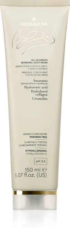 Medavita Blondie All Blondes Strengthening Mask for Dyed Hair 150ml