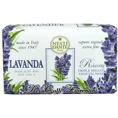 Nesti Dante Dei Colli Fiorentina Triple Milled Vegetable Soap Tuscan Lavender 250 g