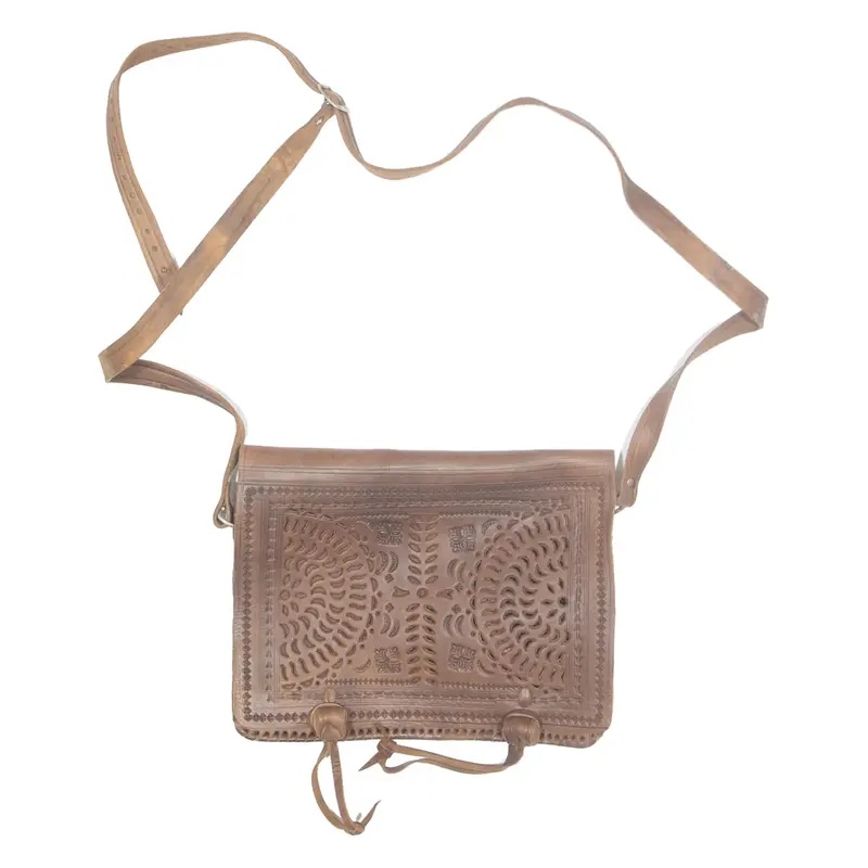 Womens Crossbody Bag Brown Leather