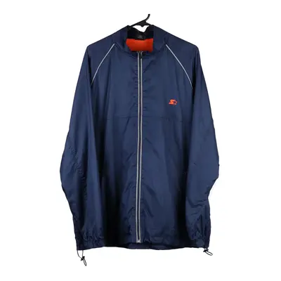 Starter Jacket - Large Navy Nylon