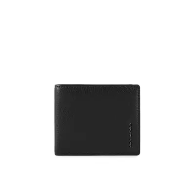 Piquadro, leather wallet, blue, for men