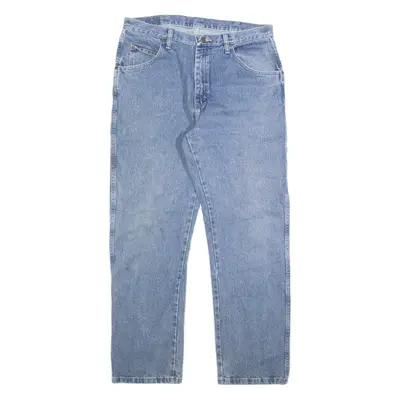 WRANGLER Mens Jeans Blue Regular Straight W36 L30