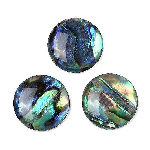 Natural Paua Shell Cabochons