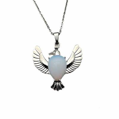 Peace Dove Water Droplet Crystal Necklace Pendant Fashion Ornament Simple Pendant