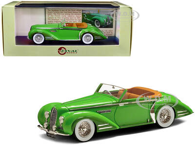 1948 Delahaye 135MS Vedette Cabriolet RHD (Right Hand Drive) by Henri Chapron Two-Tone Green Limited Edition to 250 pieces Wo...