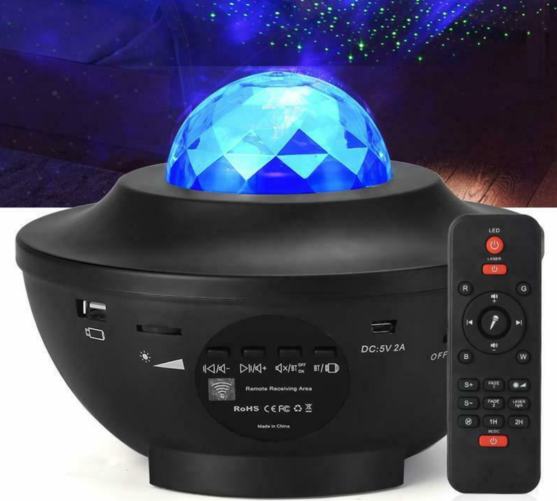Starry Sky Projector Bluetooth USB Control Music Player LED Night RGB Light