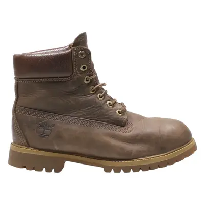 TIMBERLAND Lace-Up Boots Brown Leather Mens UK 8.5