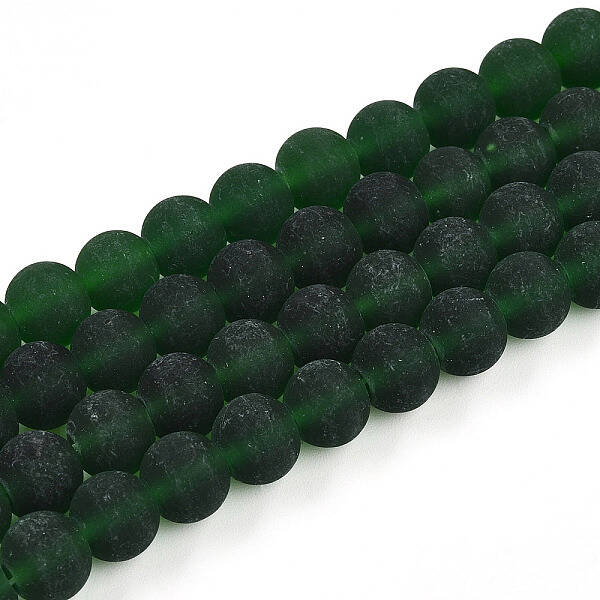 Transparent Glass Beads Strands