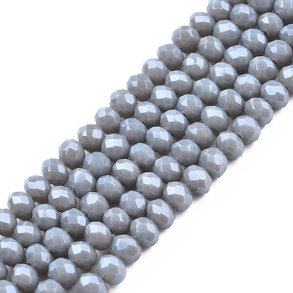 Electroplate Glass Beads Strands