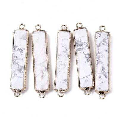 Natural Howlite Links Connectors