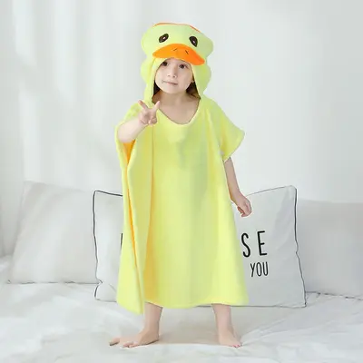 Infant Baby Bathing Hooded Bath Towel Cloak Cloak | Color: 3 color | Child size: 66cm