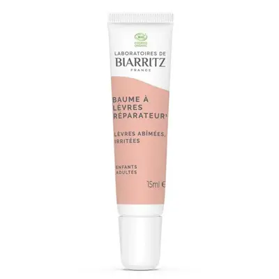 Laboratoires De Biarritz Repairers Organic Lip Balm Repairs, soothes and protects 15ml