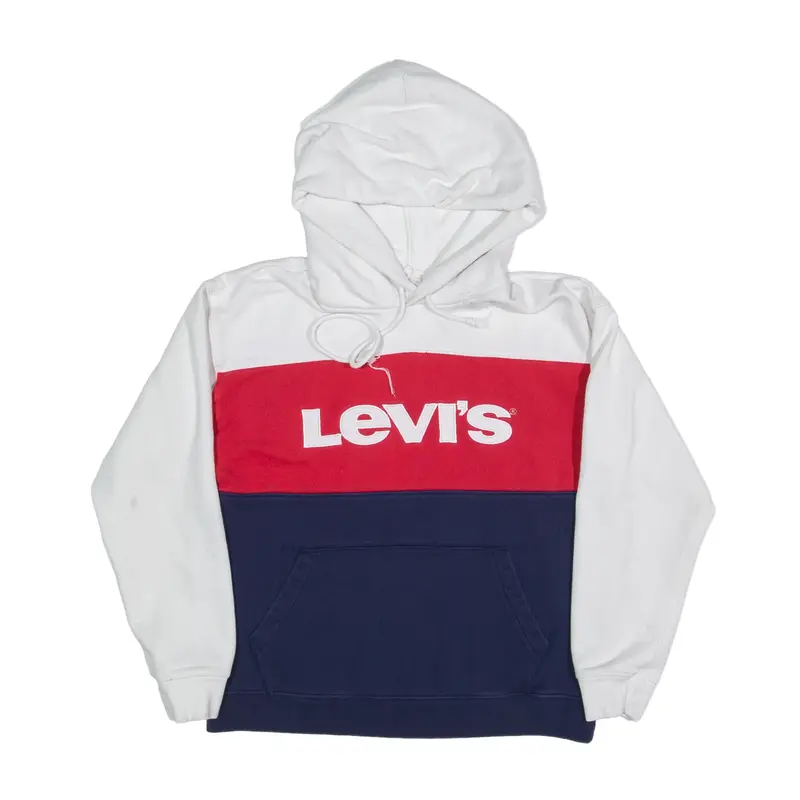 LEVI'S Hoodie Blue Pullover Mens S